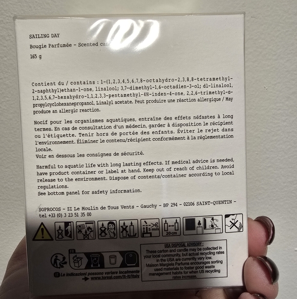 NIB $72 Replica Sailing Day Candle 5.82 Oz - Picture 8 of 9